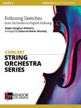 Folksong Sketches Orchestra sheet music cover